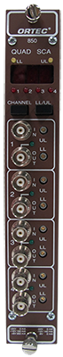 ORTEC 850 Quad Single Channel Analyzer (SCA)