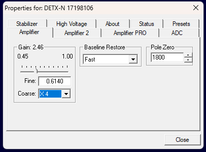 Detective-DX1-TS MCB Configuration